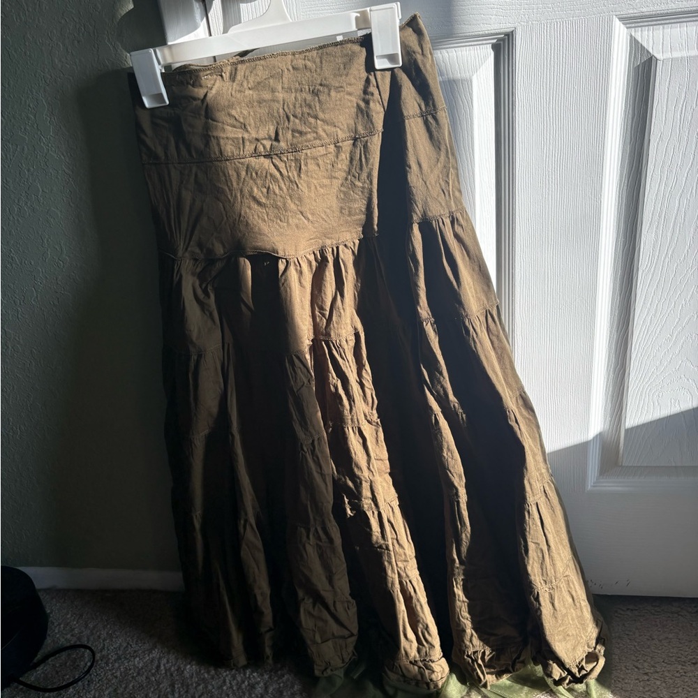 Olive Women's maxi Skirt